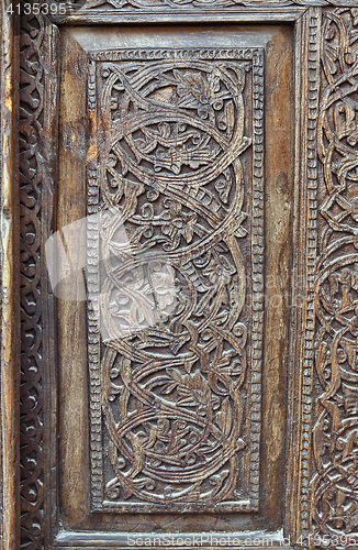 Image of Traditional wood carving, Uzbekistan