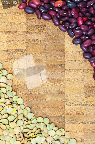 Image of lentils and red kidney beans