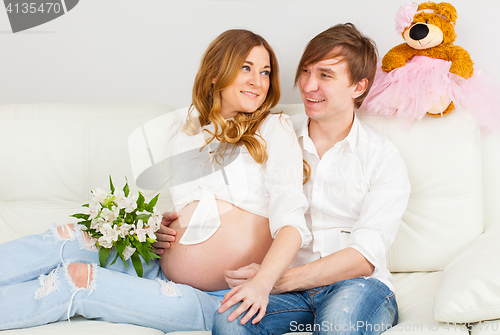 Image of Happy future parents