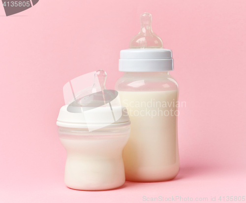Image of Baby milk bottles