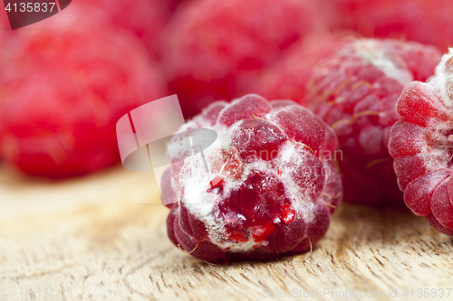 Image of mold on the raspberries