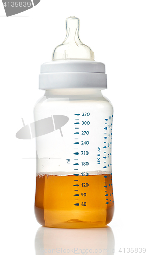 Image of Juice in baby bottle