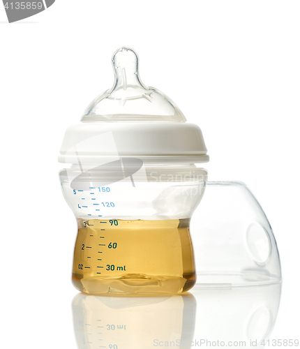 Image of Juice in baby bottle