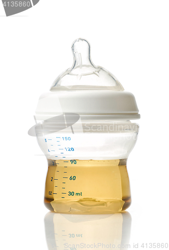 Image of Juice in baby bottle