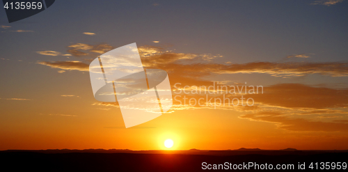 Image of sunset sky