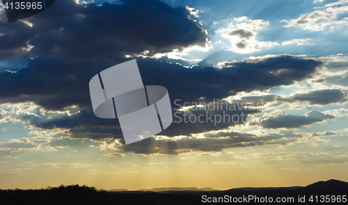 Image of sky and rays