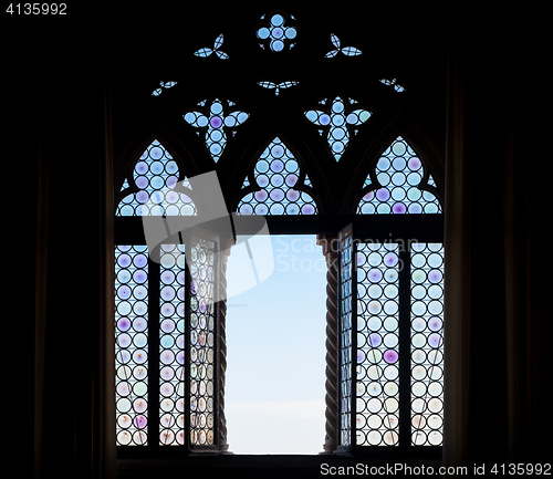 Image of Medieval window silhouette