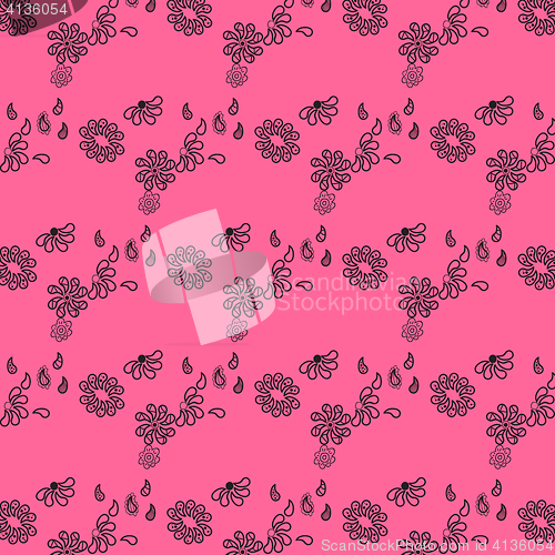 Image of Tiny flowers seamless pattern