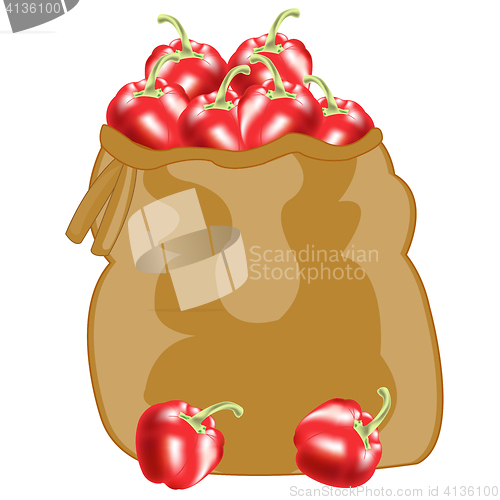 Image of Red pepper in bag