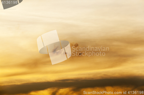 Image of the sky during sunset