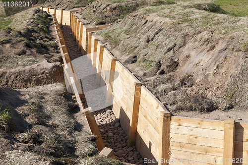 Image of trenches for combat