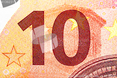 Image of Euro money close-up