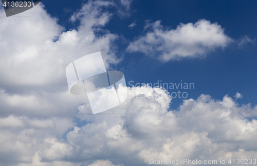 Image of clouds in the sky