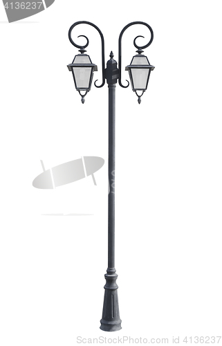 Image of Street lamppost, isolated