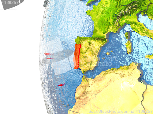 Image of Guatemala on globe
