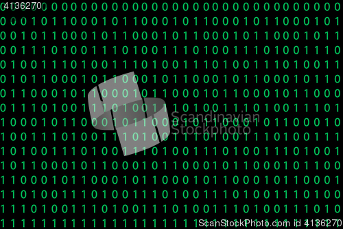 Image of Seamless pattern with binary code