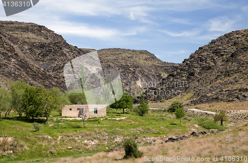 Image of Nuratau, black mountains in Uzbekistan