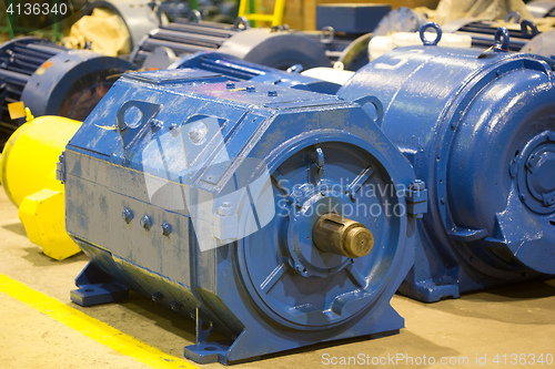 Image of Stator of a big electric motor