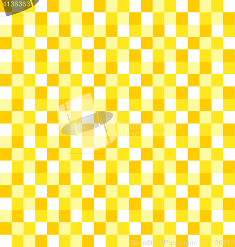 Image of Seamless Background with Yellow Tiles