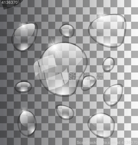 Image of Water Abstract Grey Background