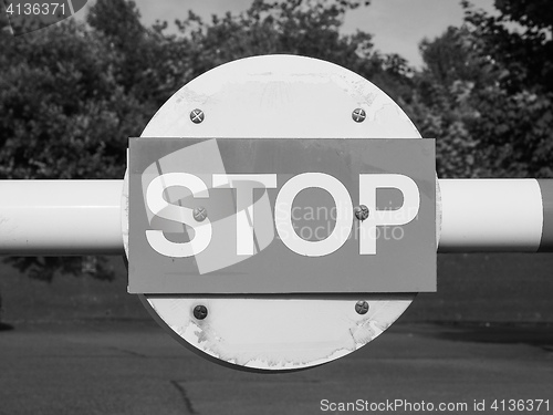 Image of Red stop sign