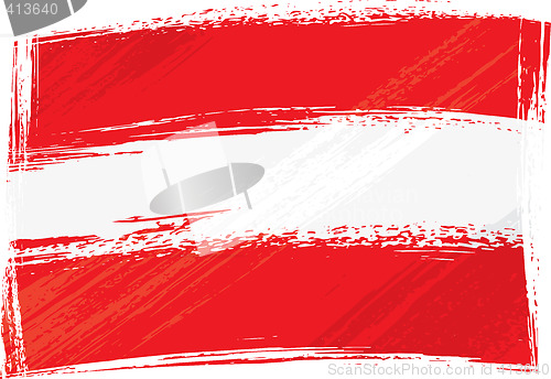 Image of Grunge Austria flag