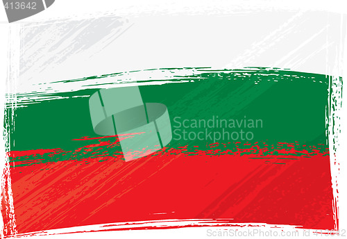 Image of Grunge Bulgaria flag