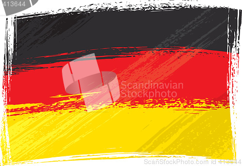 Image of Grunge Germany flag