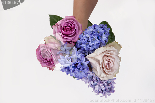 Image of Hands And Flowers