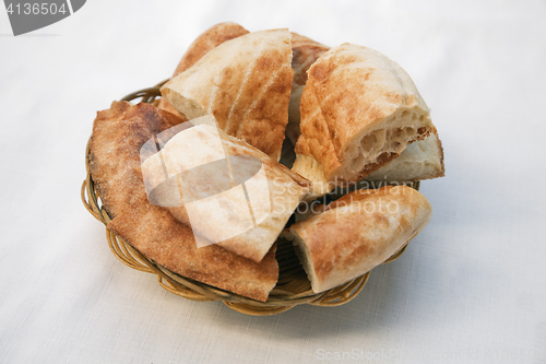 Image of Traditional Uzbek bread lavash