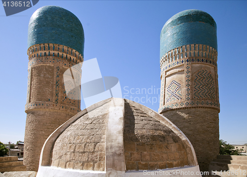 Image of Chor Minor madrassah in Bukhara