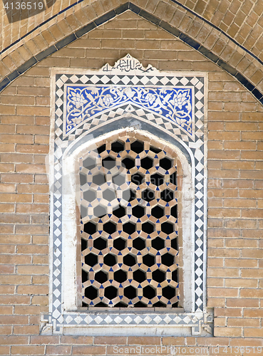 Image of Typical open-work window, Uzbekistan