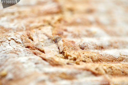 Image of close up of white bread