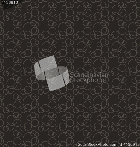 Image of Seamless Pattern Stylish Texture with Interlacing Rings