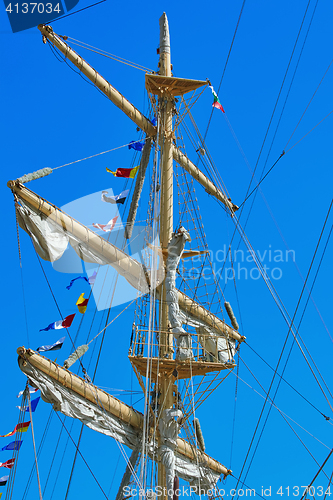 Image of Mast of a Sailing Ship