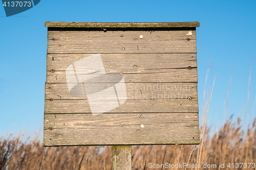 Image of Weathered blank billboard