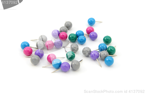 Image of Assortment of drawing pins