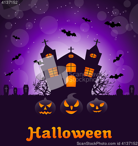 Image of Halloween Nature Background