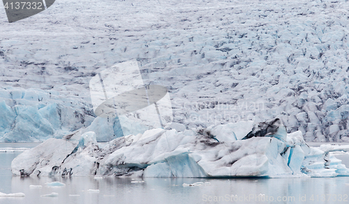 Image of Jokulsarlon is a large glacial lake in southeast Iceland