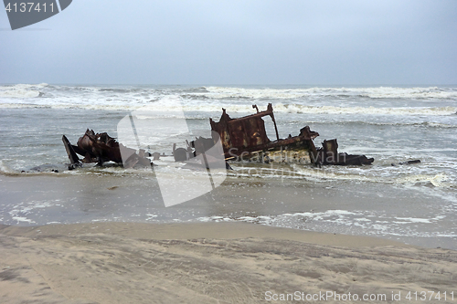 Image of shipwreck on Skeleton coast