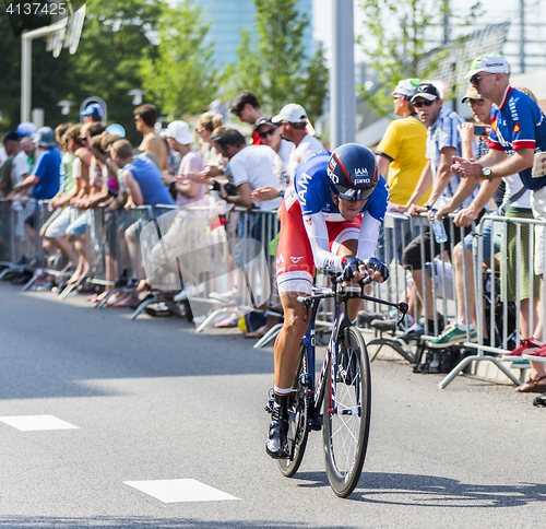 Image of The Cyclist Jerome Coppel - Tour de France 2015