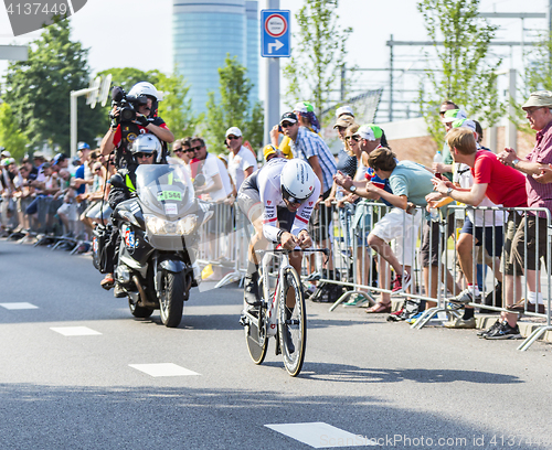 Image of The Cyclist Fabian Cancellara - Tour de France 2015