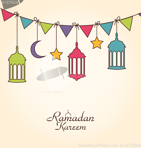 Image of Celebration Card for Ramadan Kareem