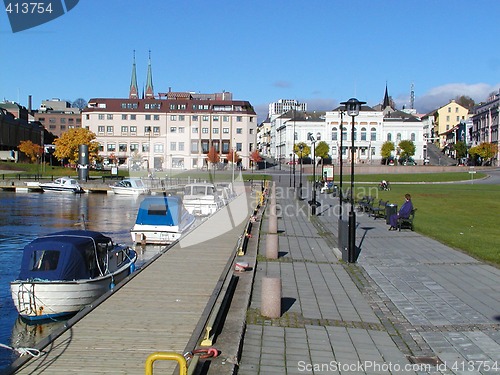 Image of Harbour in Skien, Norway