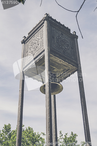 Image of Church bell on a tower