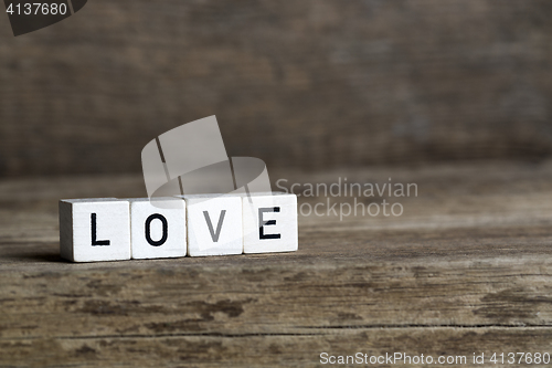 Image of German word love 