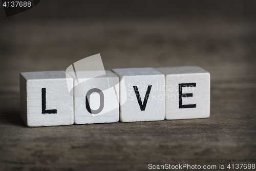 Image of German word love 