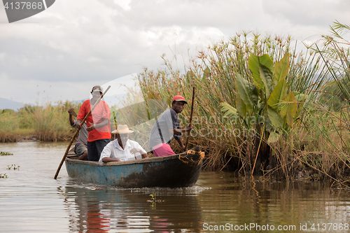 Image of Everyday life in madagascar countryside on river