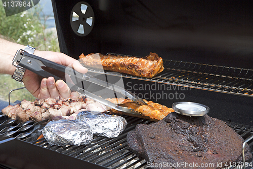 Image of Barbeque grill outdoor