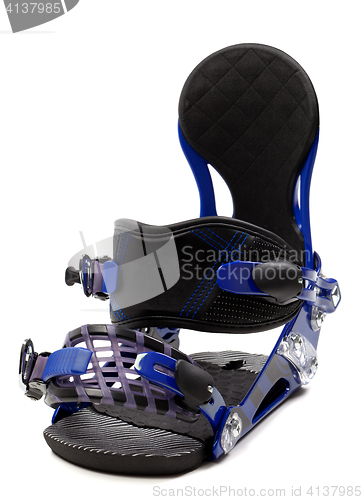 Image of Snowboard binding on white